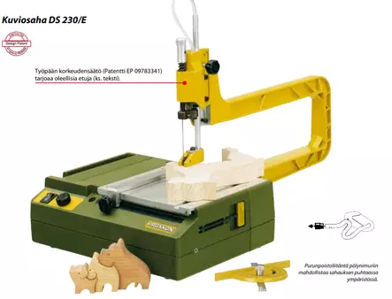 Kuviosaha DS 230/E - Proxxon pöytäkoneet - 27088 - 2