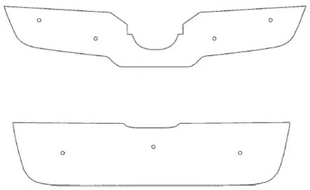 Maskisuoja Nissan Qashqai+2 2007-2010 - Nissan maskisuojat - TS58 - 1