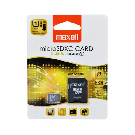 Muistikortti MICRO SDHC 32GB + adapteri, Maxell - Kodin elektroniikka - 854718 - 1
