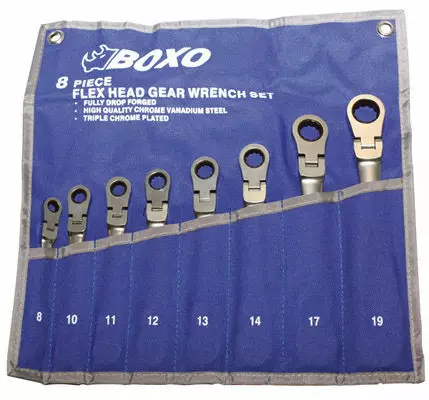 Räikkälenkkisarja Boxo 8-osaa 8-19 mm - Jako- ja lenkkiavaimet - 284-B42-S8 - 1