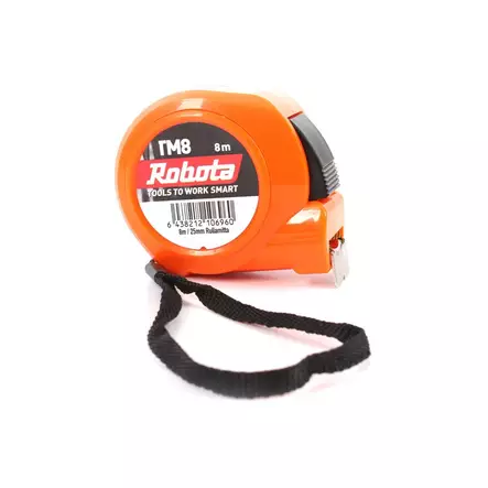 Robota MT8 8m/25mm rullamitta - Mitat - RTM-8 - 1