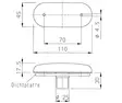 Äärivalo upotettava Jokon 110x45 Jokon 110x45 PLR 2000, rv 70mm, 5W W2 - Äärivalot - 0900318 - 2
