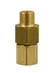 Clen pyörivä liitin ST 1/4"U - 1/4" S messinki - Clen painepesuriliittimet - CLT39538 - 1