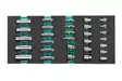 Hylsyt 3/8" 8-22 mm lyhyet ja pitkät - Työkalumoduulit työkaluvaunuihin - K26058 - 1