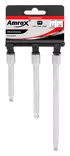 Jatkovarsisarja 1/4" 3-Os. Wobble - Jatkot, nivelet ja adapterit - TX11348 - 1