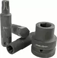 JBM 3/4" + 1" voimakärkihylsysarja kuusiokolo, e-torx, torx 16 osaa - Hylsysarjat - 50-51028 - 3