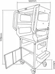 JBM diagnostiikka / testeri kärry 1178x522x435mm - Työkaluvaunut ilman työkaluja - 50-54388 - 2