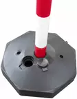 JBM rajaustolppa pvc pun/val 850mm - VDE huoltovarusteet - 50-53808 - 2