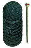 Katkaisulaikka alumiinioksidi Ø 22 mm 10 kpl + pidin - Proxxon katkaisu- ja hiontalaikat - 28808 - 1