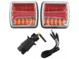Langaton LED Takavalopari 12V 7-nap pistokelähetin - Peräkärryn takavalot - 1606-40108 - 1