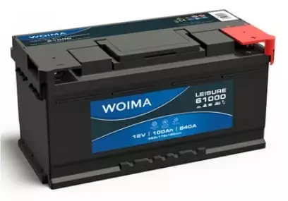 Akku 100Ah, 840A(EN) (–/+) 12v Woima vapaa-ajan akku 353x175x190mm - Akut autoon ja vapaalle - 1000708 - 1