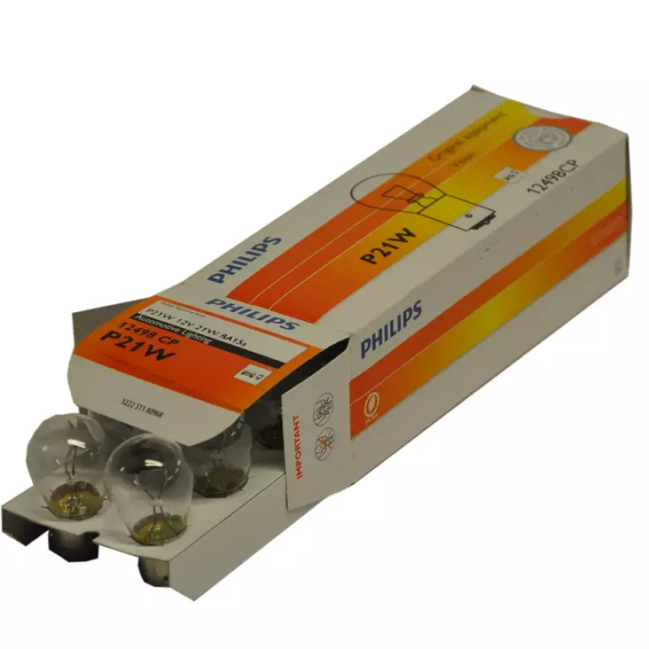 Autolamppu Philips P21W 12V 21W BA15S - Auton polttimot - 100-12498 - 1