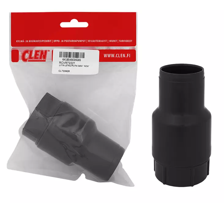 Clen Liitin Letku / Putki 38 mm Pyörivä - Clen imuriletkut ja liittimet - CLT03928 - 1