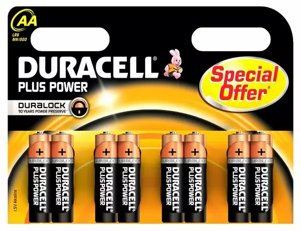 Duracell AA 8kpl Paristoja - Paristot - 966-1500-8 - 1