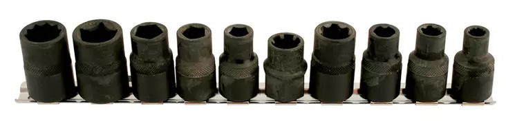 Erikoishylsysarja 1/2" 10-osainen Laser - Hylsysarjat - 258-5498 - 1