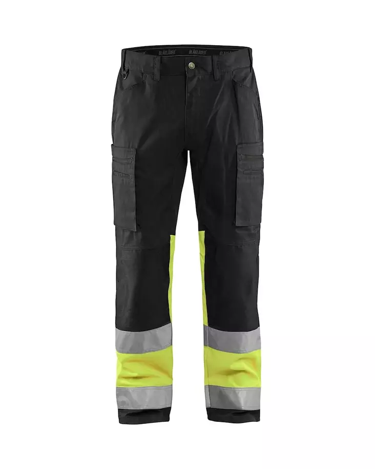 Highvis housut stretch - Blåkläder työhousut - 155118119933C48 - 1