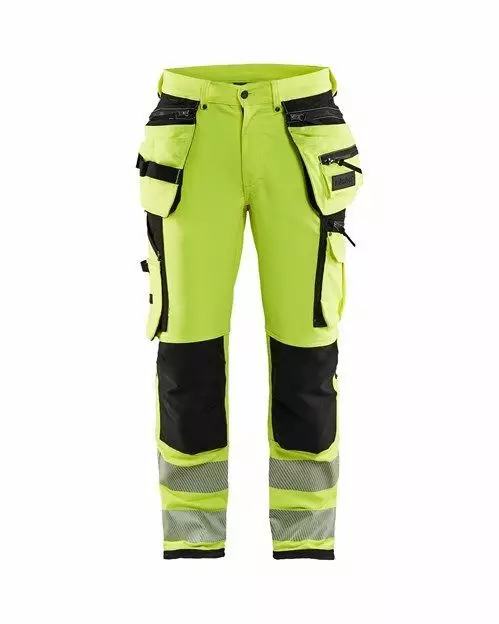 Highvis riipputaskuhousut 4-way stretch - Blåkläder työhousut - 199716423399C48 - 1