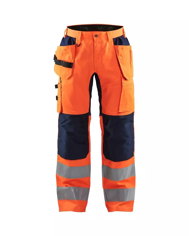 Highvis riipputaskuhousut stretch - Blåkläder työhousut - 155218115389C48 - 1