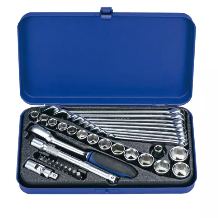 Hylsyavainsarja 3/8" 38-osaa Boxo - Hylsysarjat - 284-B33-3038 - 1