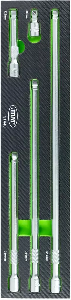 JBM 1/2" JATKOVARSISARJA WOBBLE 50-510MM 5 OSAA - Hylsysarjat - 50-51448 - 1