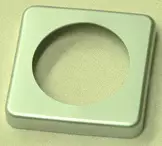 Kehys kromi matta 59.5x59.5 mm, reikä 42.5 mm - Sähkörasiat ja pistokkeet - 918272528 - 1