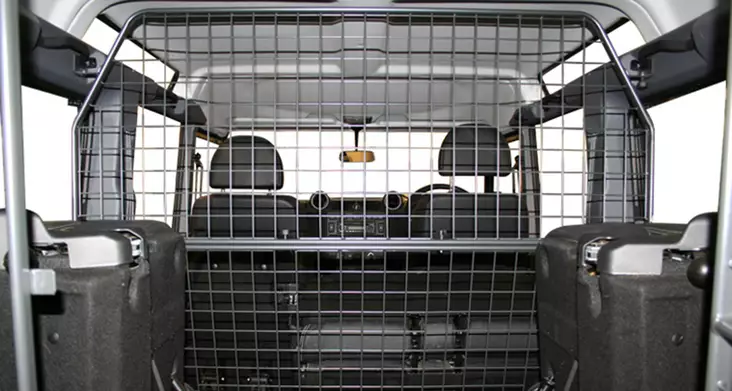 Koiraverkko Land Rover Defender 110 Station Wagon 2007 -> - Jeep koiraverkot - TDG1318 - 1