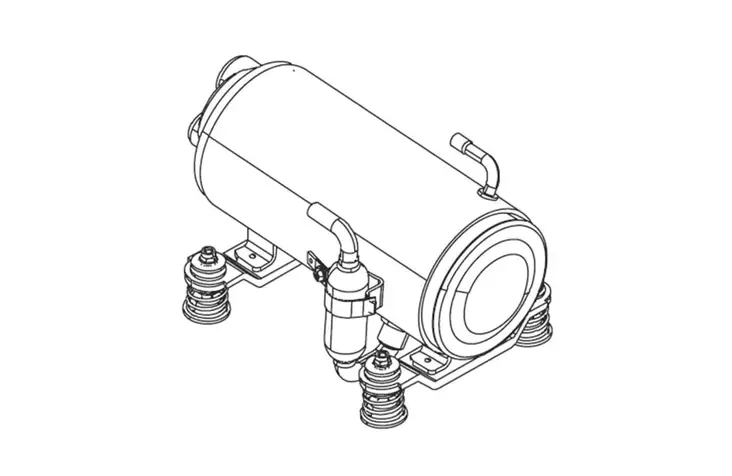 Kondensaattori, kompressori CTT 20 - Ilmastointilaitteiden tarvikkeet - W4718170008 - 1