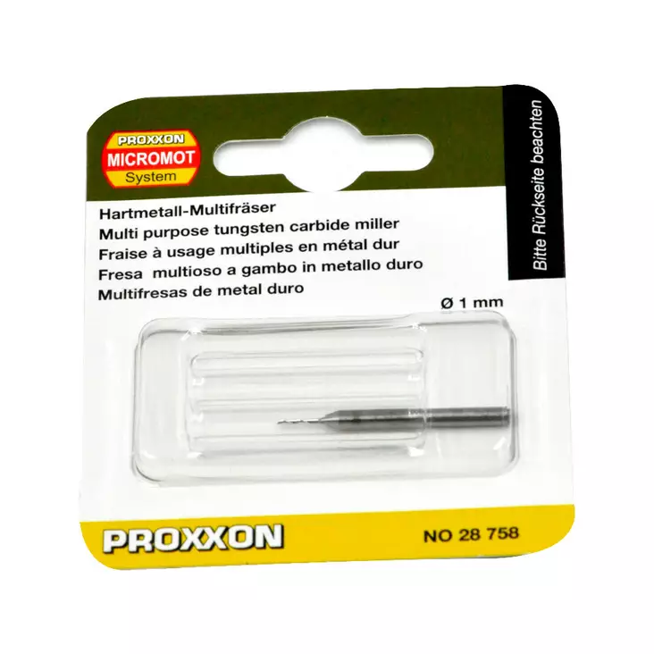 Kovametallijyrsinterä, Ø 1,0 mm - Micromot poraus- ja jyrsintäterät - 28758 - 1