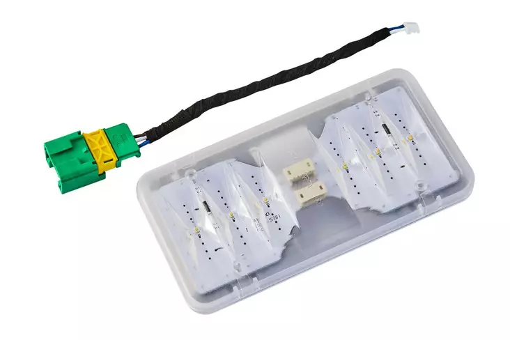 LED Sisävalo Vihreä L. Citroen, Peugeot, Toyota, Opel - LED-sisävalot - V-LL600-8 - 1