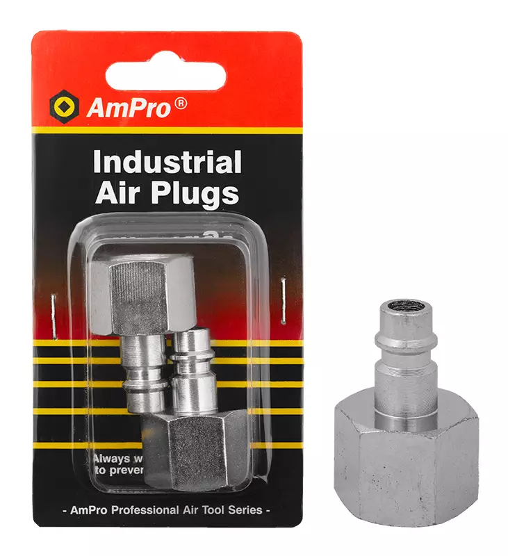 Liitin 1/2" sisäkierteellä 2-osaa - Muut paineilmakoneet ja tarvikkeet - A6518 - 2