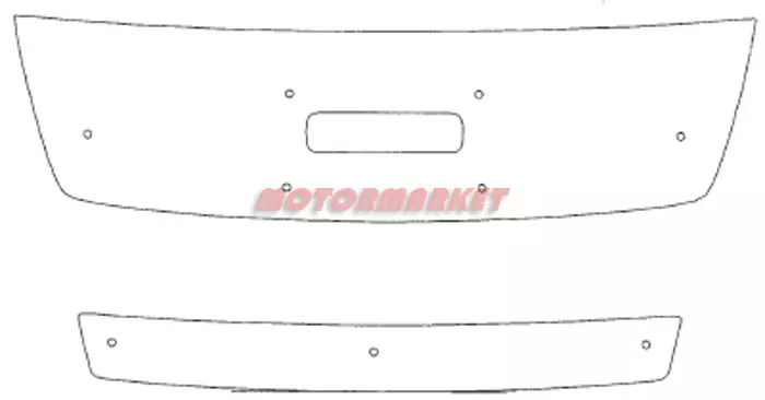 Maskisuoja Isuzu D-Max 2007-2010 - Isuzu maskisuojat - TS28 - 1