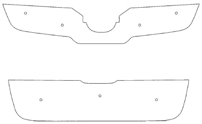 Maskisuoja Nissan Qashqai+2 2007-2010 - Nissan maskisuojat - TS58 - 1