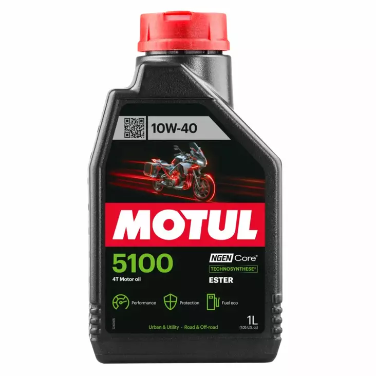 MOTUL 5100 10W40 4T 4L - Nelitahtiöljyt - MOT104068 - 1