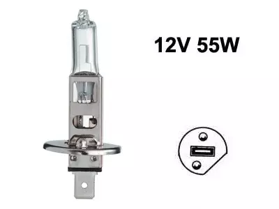 Polttimo H1 Autoline 12V 55W - Auton polttimot - 12258 - 1