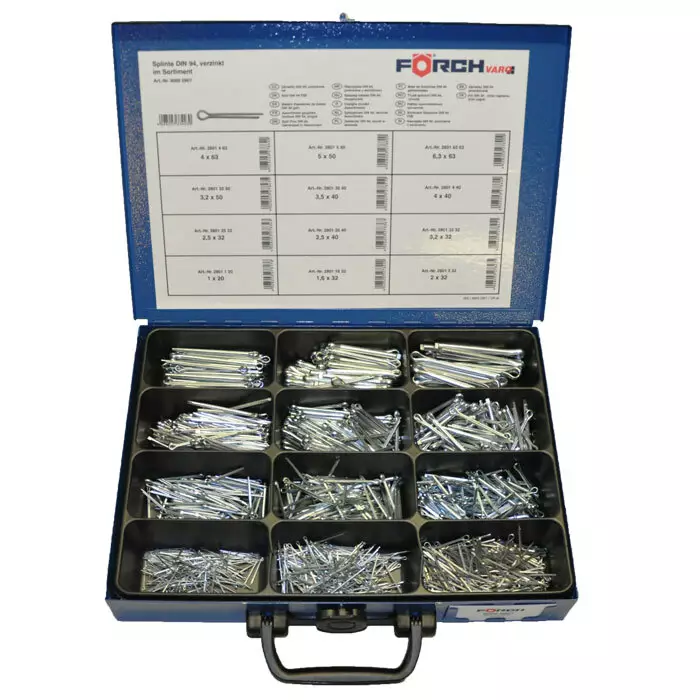 Saksisokkalajitelma DIN94 Sinkitty - Pientarvikevalikoimat - 698-9010048 - 1