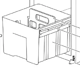 Thetford vetolaatikko N4142, N3142 - Varaosat Thetford N3000-sarja - 69145708 - 1