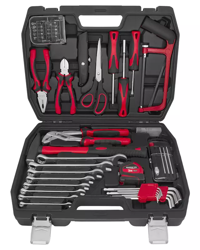 Työkalusarja 65-osaa salkussa - Työkalusarjat - C9378 - 2
