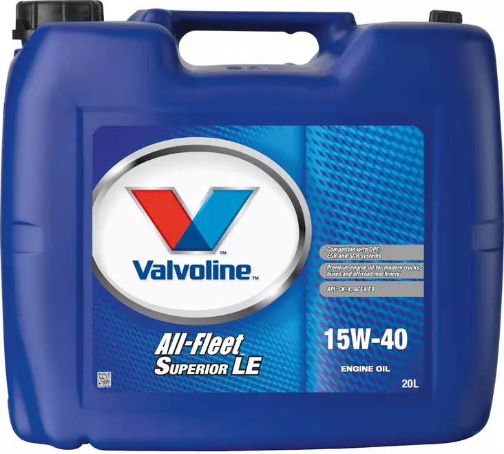 VALVOLINE ALL FLEET SUPERIOR LE15W-40 MOOTTORIÖLJY 20L - Moottoriöljyt - 21-886248 - 1