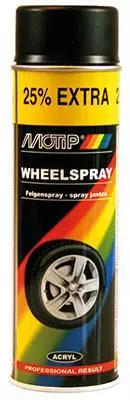 Vannemaali Musta Kiiltävä 500 ml Motip - Vannemaalit - 104-04018 - 1