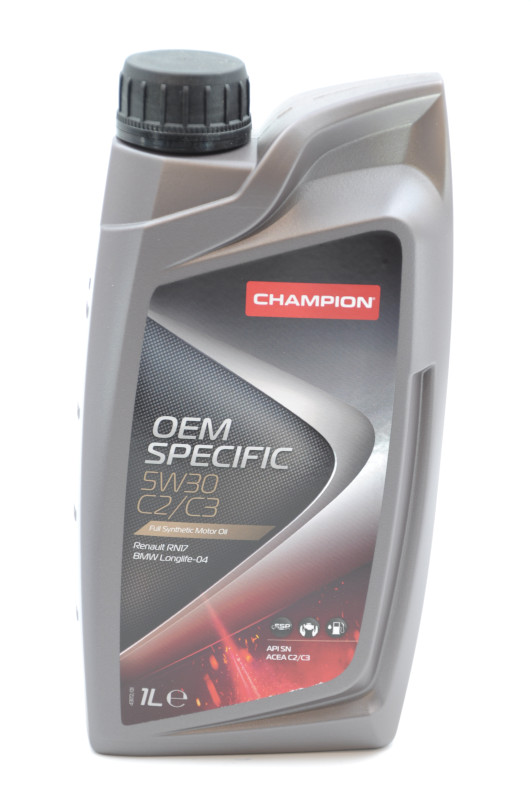 Champion 5W30 OEM Specific C2/C3 1L - Motormarketverkkokauppa