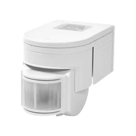 Infrapuna liiketunnistin 180°, 12m 10s-7min. IP44 - Kodin elektroniikka - 8079 - 1