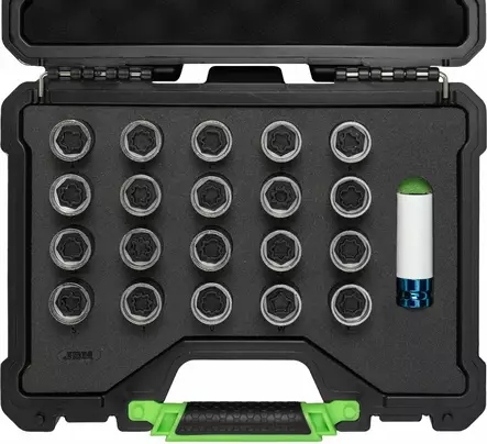 JBM lukkopultti hylsysarja audi a-x 21 osaa - Rengastyökalut - 50-54809 - 2