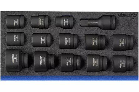 Konehylsysarja 3/4" 19-46mm 14 Osaa - Hylsysarjat - 284-BX749 - 1