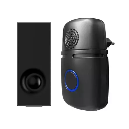 Langaton ovikello musta 230V - Kodin elektroniikka - 8089 - 1