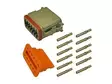 Deutsch DT Liitin / Pistoke 12-pin. Naaras 0.5-1.5mm² - Deutsch-liittimet - 1605-N8K059 - 1