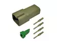 Deutsch DT Liitin / Pistoke 4-pin. Uros 0.5-1.5mm² - Deutsch-liittimet - 1605-N8K049 - 1