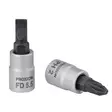 Hylsy 1/4" talttapää 4 mm - Hylsyt - 23737 - 1