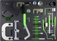JBM ajoitustyökalusarja MASTER OPEL/ Renault/ NISSAN/ volvo BENSA/DIESEL - Renault ajoitus- ja lukitustyökalut - 50-53769 - 1