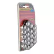 Mutterinsuojus 20 kpl 19mm Kromi/Teräs - Rengastarvikkeet - 925-02239 - 1