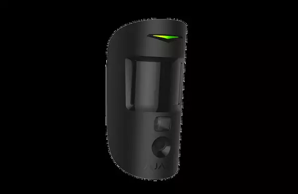 Ajax MotionCam Jeweller, musta - Kaasu- ja varashälyttimet - A39289 - 1